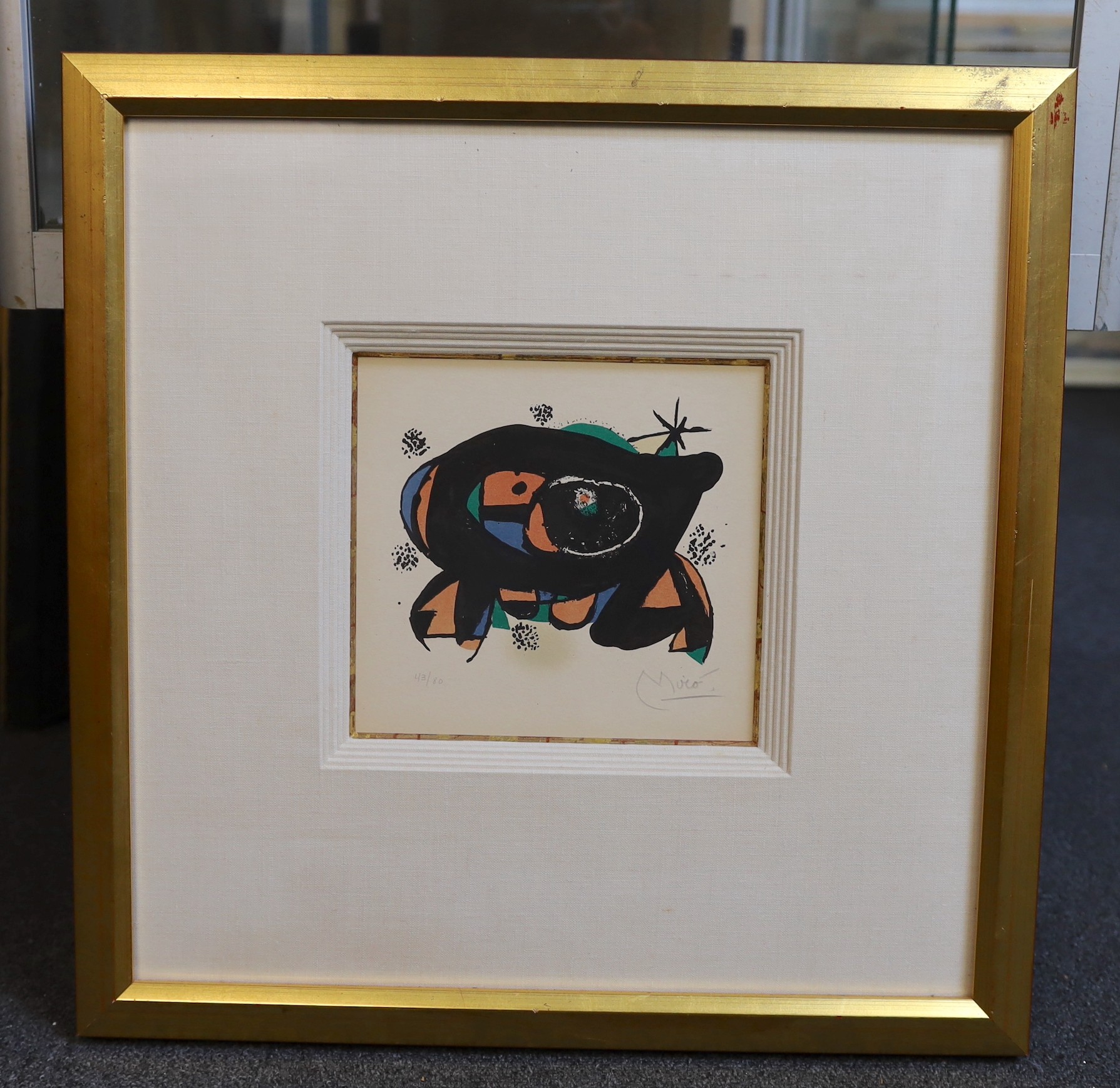 Joan Miro (Spanish, 1893-1983), 'La Rana' (The Frog), colour lithograph, 19 x 20cm